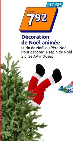 Action Décoration de noël animée offre