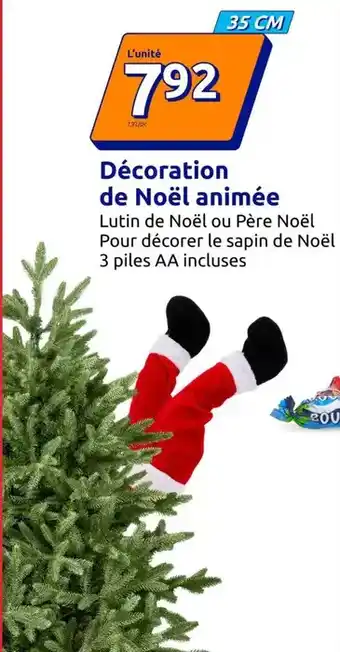 Action Décoration de noël animée offre