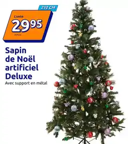 Action Deluxe - sapin de noël artificiel deluxe offre