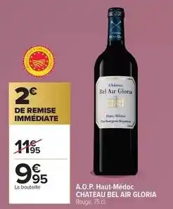Carrefour Château - a.o.p. haut-médoc offre