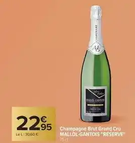 Carrefour Brut - champagne grand cru offre