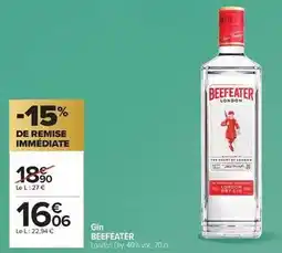 Carrefour Beefeater - gin offre