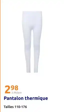 Action Pantalon thermique offre
