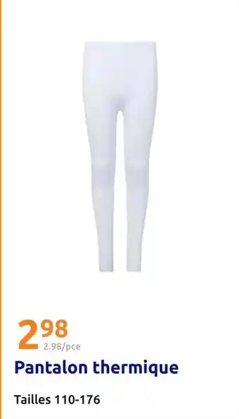 Action Pantalon thermique offre