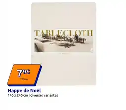 Action Nappe de noël offre