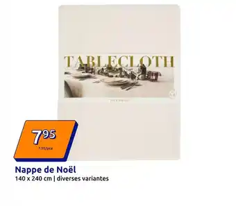 Action Nappe de noël offre