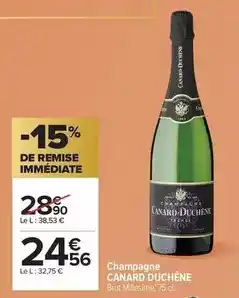 Carrefour Canard-duchene - champagne offre