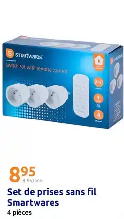 Action Switch - set de prises sans fil smartwares offre