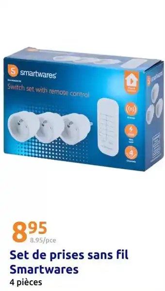 Action Switch - set de prises sans fil smartwares offre
