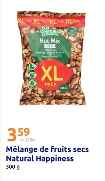 Action Mix - mélange de fruits secs natural offre