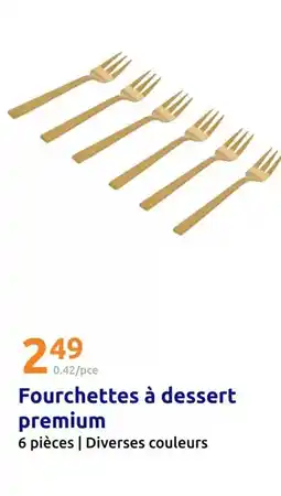 Action Fourchettes à dessert premium offre
