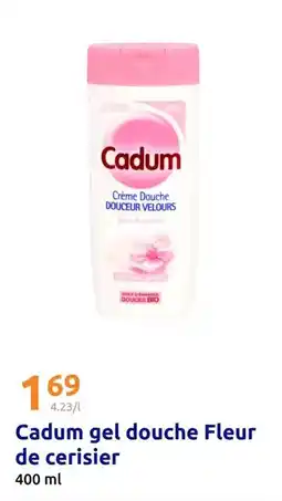 Action Cadum - gel douche fleur de cerisier offre