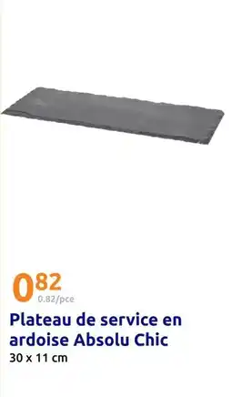 Action Plateau de service en ardoise absolu chic offre