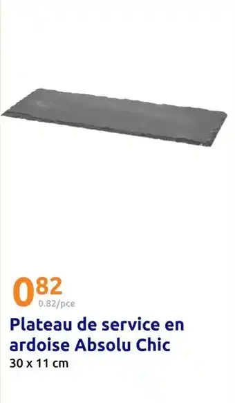 Action Plateau de service en ardoise absolu chic offre