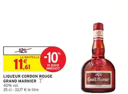 Intermarché Liqueur cordon rouge grand marnier offre