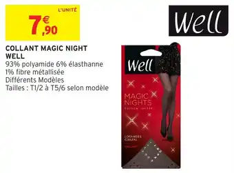 Intermarché Collant magic night well offre