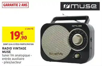 Intermarché Radio vintage muse offre