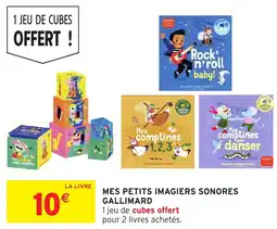 Intermarché Mes petits imagiers sonores gallimard offre