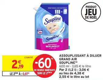 Intermarché Assouplissant à diluer grand air soupline offre