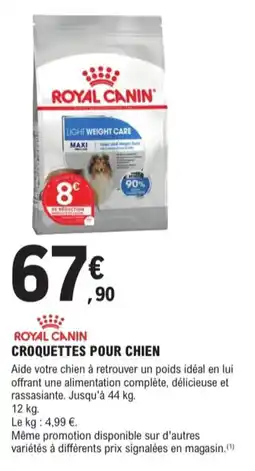 E.Leclerc Jardi Royal canin croquettes pour chien offre
