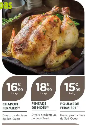 Point Vert Chapon fermier offre