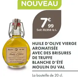Point Vert Moulin du val huile d’olive vierge aromatisée avec des brisures de truffe blanche d’été offre
