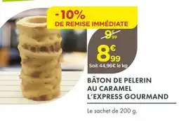 Point Vert L’express gourmand bâton de pèlerin au caramel offre