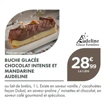 Point Vert Audeline buche glacée chocolat intense et mandarine offre