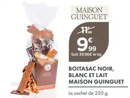 Point Vert Maison guinguet boitasac noir, blanc et lait offre