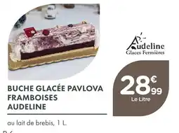 Point Vert Audeline buche glacée pavlova framboises offre