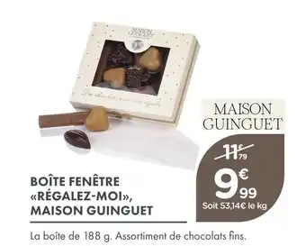 Point Vert Maison guinguet boîte fenêtre régalez-moi offre