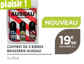 Point Vert Brasserie aussau coffret de 3 bières offre