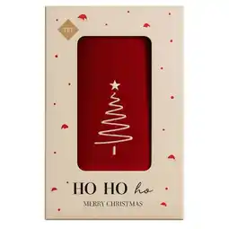 Carrefour Market Tex home coffret serviettes de noël offre