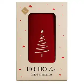 Carrefour Market Tex home coffret serviettes de noël offre