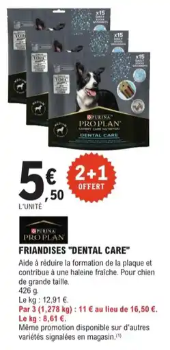 E.Leclerc Jardi Purina pro plan friandises dental care offre
