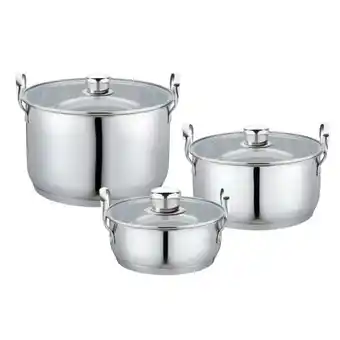 Carrefour Market Baumalu lot de 3 faitouts empilables offre