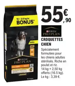 E.Leclerc Jardi Purina pro plan croquettes chien offre