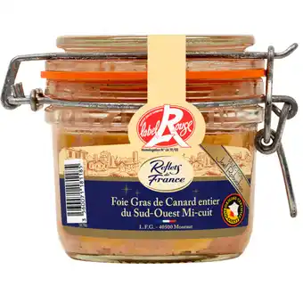 Carrefour Market Reflets de france foie gras de canard entier i.g.p. du sud-ouest mi-cuit label rouge offre