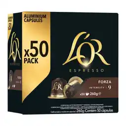 Carrefour L'or espresso capsules de café offre