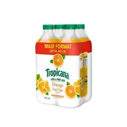 Carrefour Tropicana pur jus maxi format offre