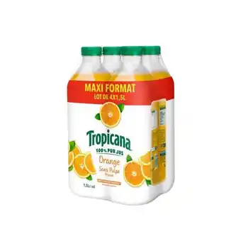 Carrefour Tropicana pur jus maxi format offre