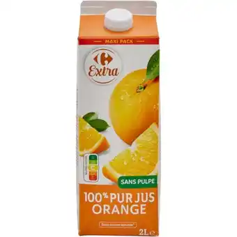 Carrefour Carrefour extra pur jus de fruits offre
