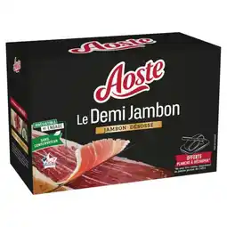 Carrefour Aoste coffret le demi jambon désossé offre