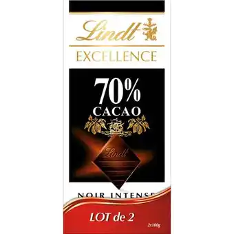 Carrefour Lindt excellence tablette de chocolat offre