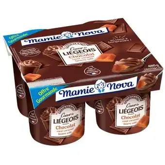 Carrefour Mamie nova cœur de liégeois offre gourmande offre