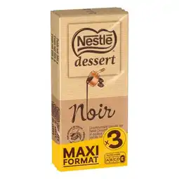 Carrefour Nestlé dessert tablettes de chocolat maxi format offre