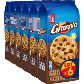 Carrefour Lu cookies granola offre