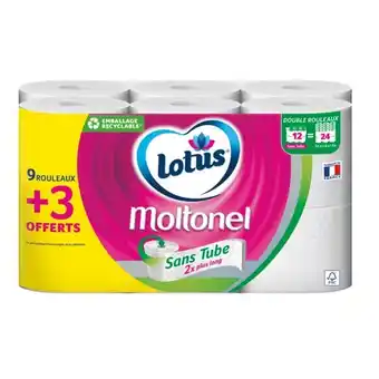 Carrefour Lotus papier hygiénique offre
