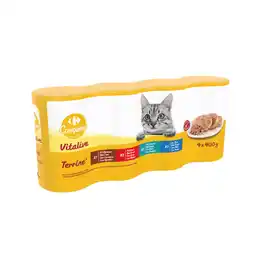 Carrefour Carrefour companino terrines pour chats offre
