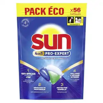 Carrefour Sun capsules lave-vaisselle pack eco offre